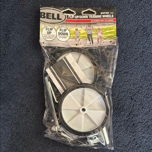 Black and White Training Wheels
